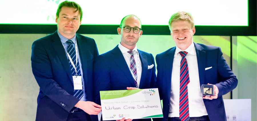 You are currently viewing Urban Crop Solutions wins the Public Choice Award on the European finals of the FoodNexus Challenge