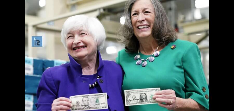 You are currently viewing Yellen and Malerba Become First Female Duo to Sign US Currency
