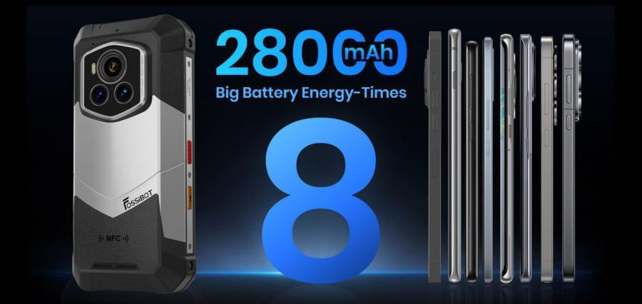 FOSSiBOT F107 Pro Launches: World's First Rugged Phone with Starlight Night Vision - See in the Dark Like Daylight!