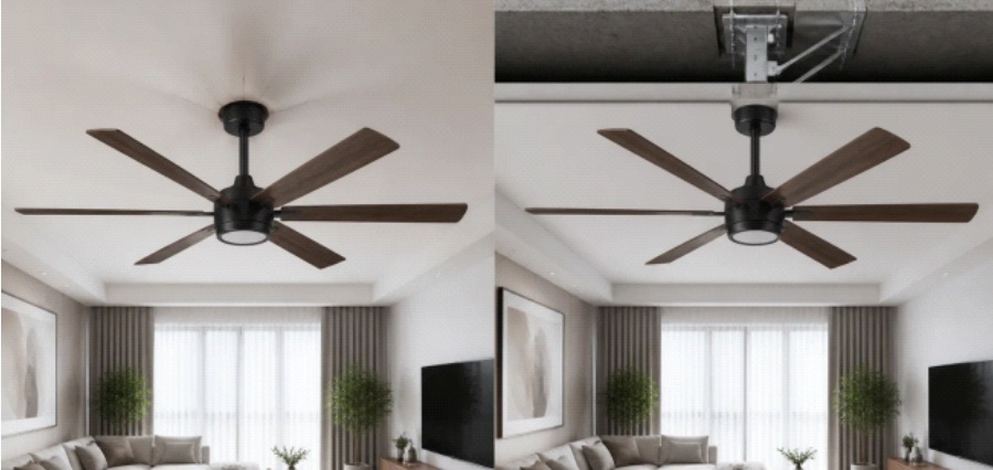 Can You Install a Large Ceiling Fan on a Drop or False Ceiling?
