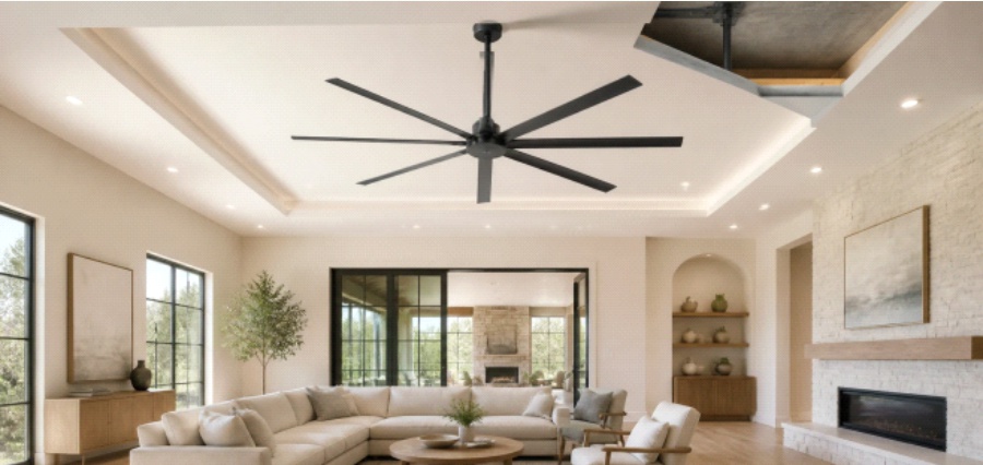 Can You Install a Large Ceiling Fan on a Drop or False Ceiling?